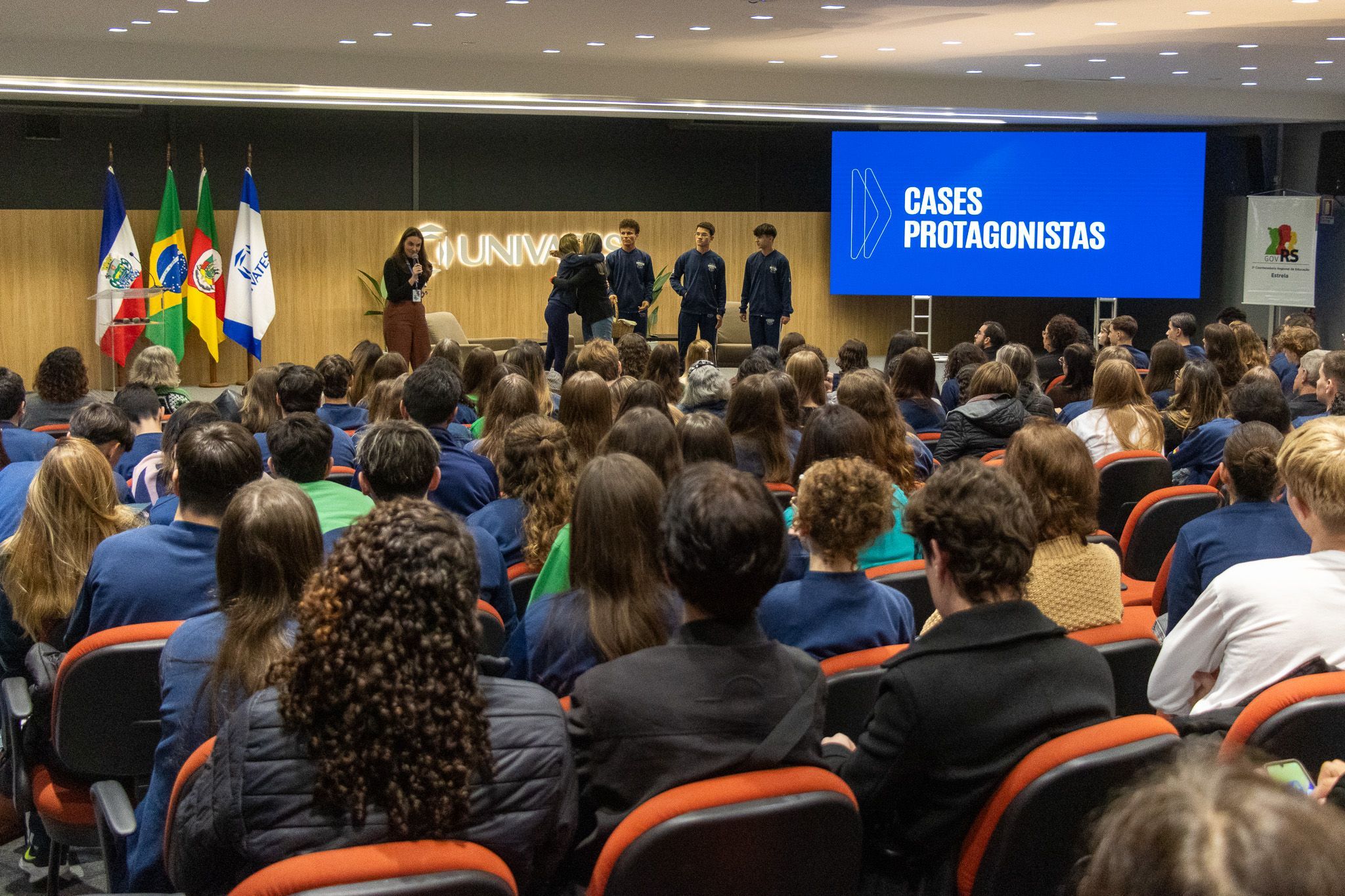 Univates recebe estudantes do Vale do Taquari em evento sobre protagonismo juvenil