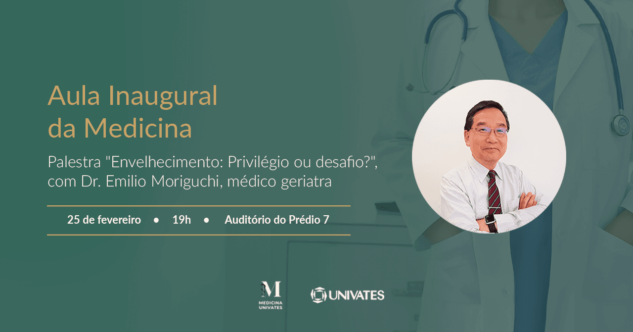 Renomado geriatra e pesquisador Emilio Hideyuki Moriguchi palestra na Univates