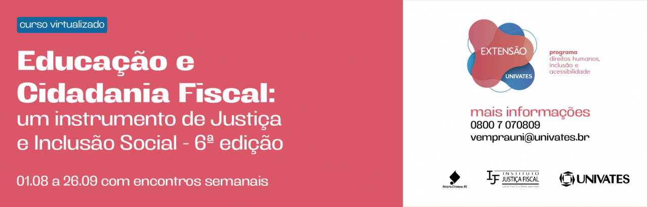 Educa��o e Cidadania Fiscal: um instrumento de justi�a e inclus�o social - 6�...