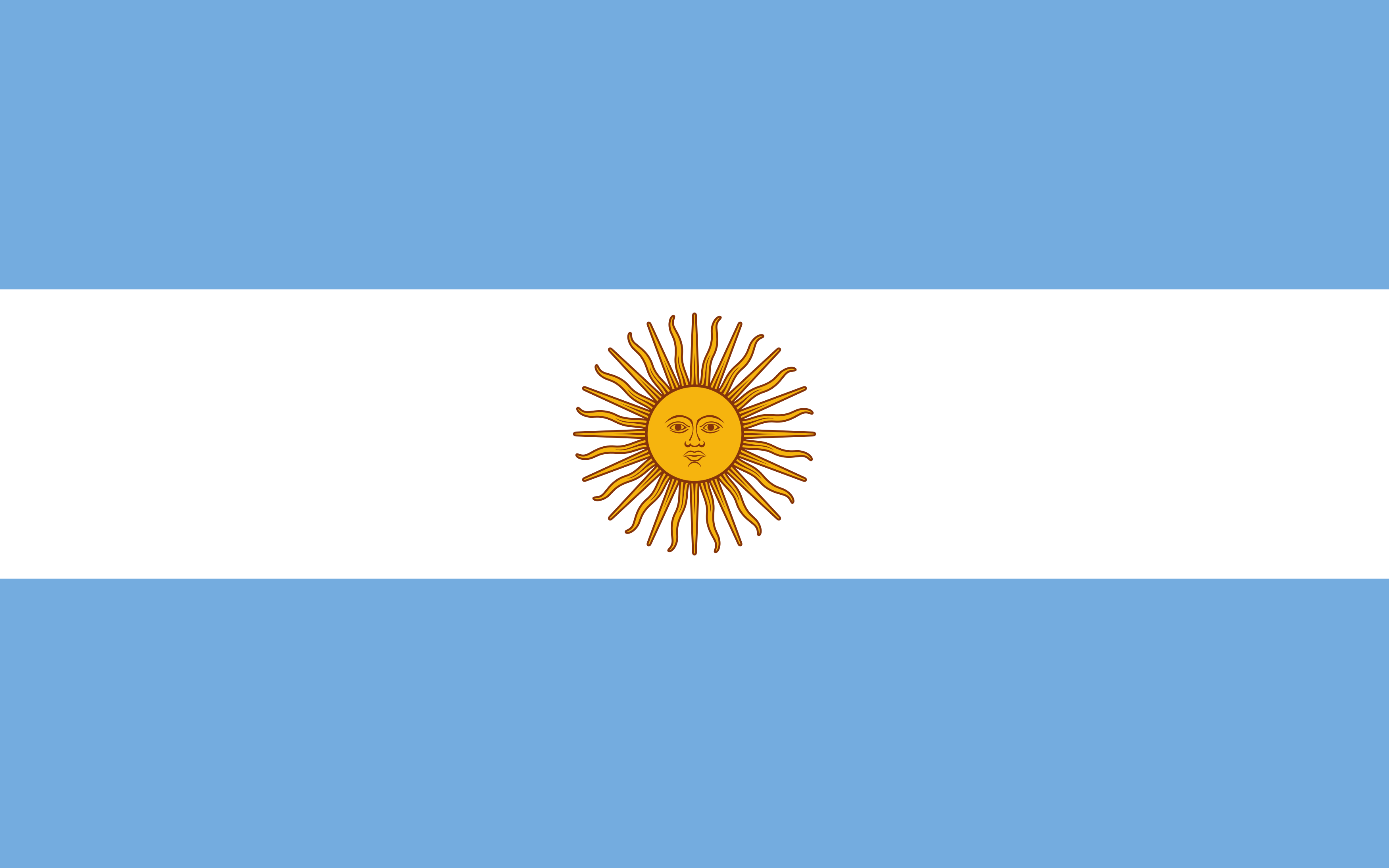 Imagem da bandeira do país Argentina