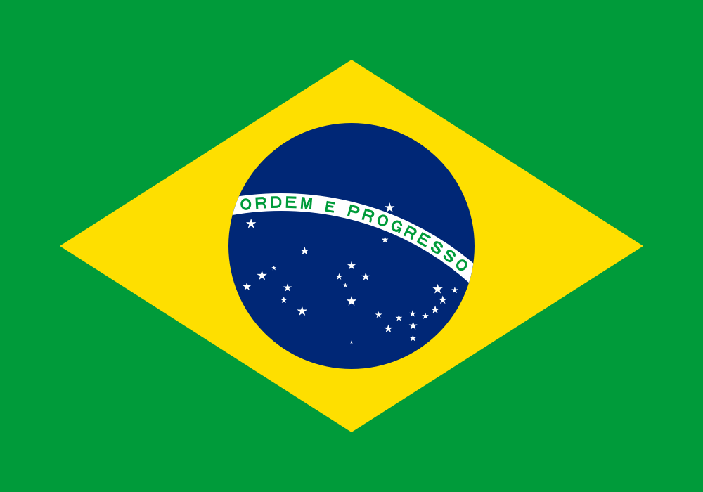 Imagem da bandeira do país Brasil