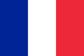 Imagem da bandeira do país França