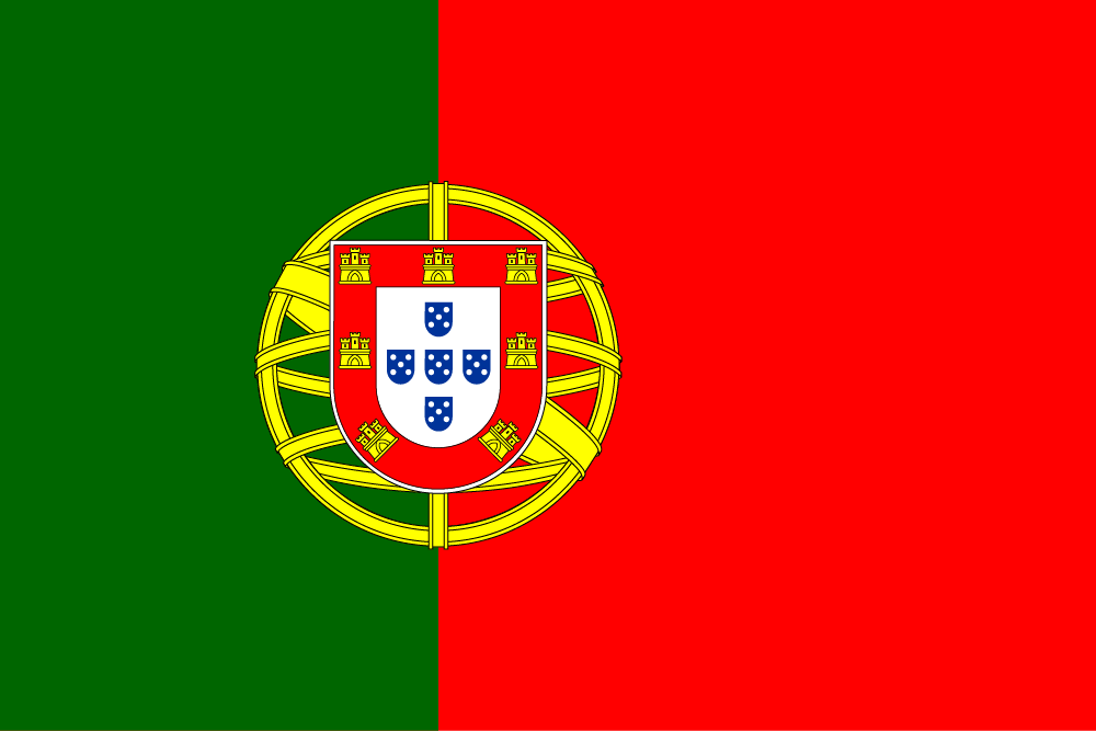 Imagem da bandeira do país Portugal
