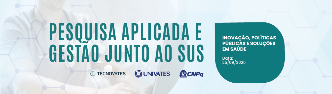 PESQUISA APLICADA E GESTAO JUNTO AO SISTEMA UNICO DE SAUDE (SUS)