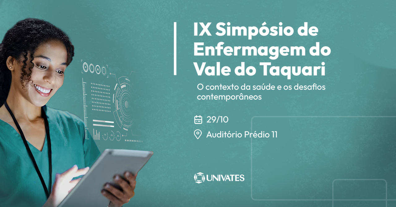 IX Simpsio de Enfermagem do Vale do Taquari.