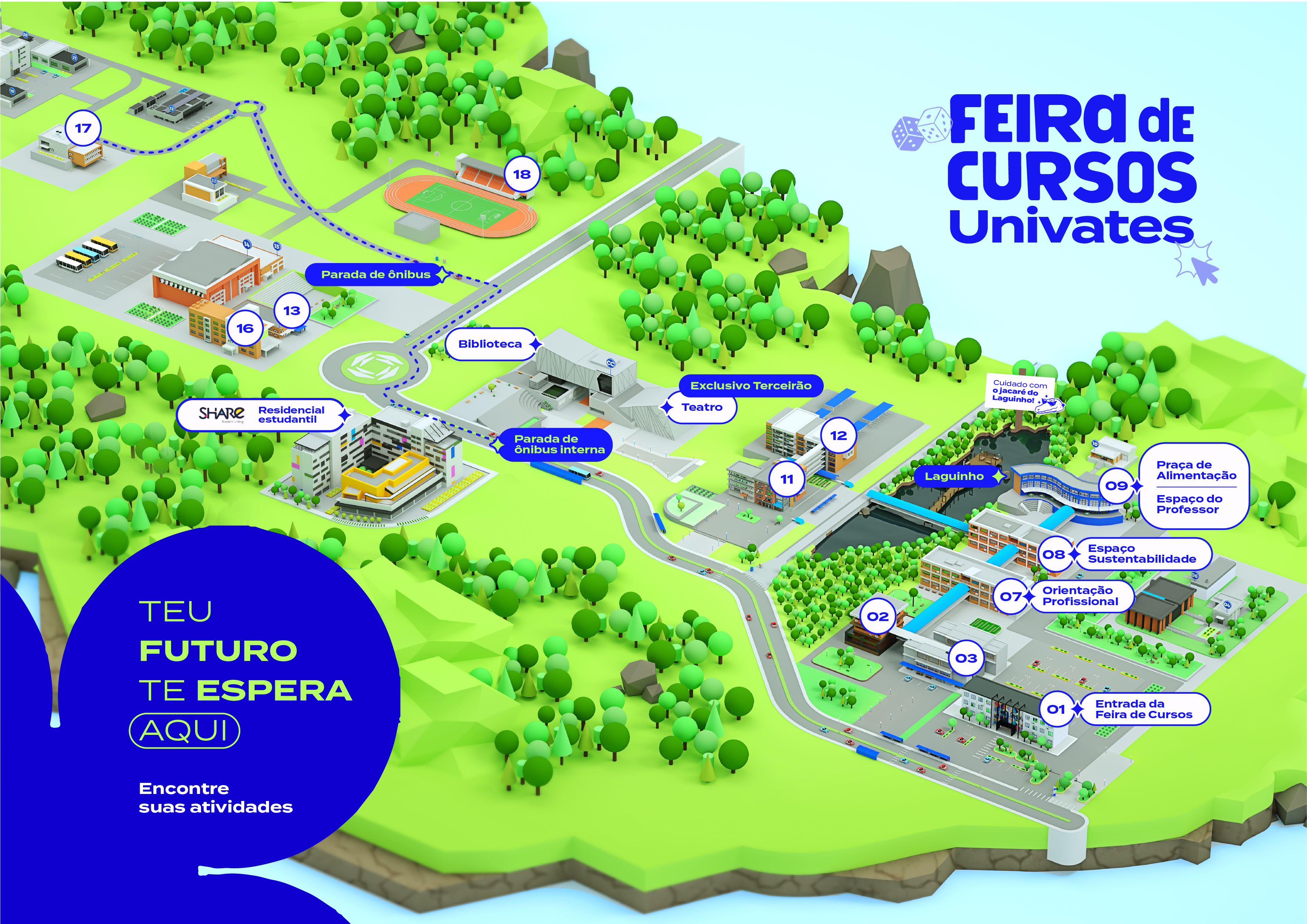 Mapa do campus