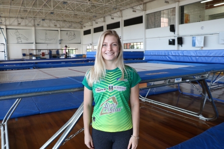 Estudante de Educao Fsica da Univates participa de Campeonato Mundial de Ginstica de Trampolim