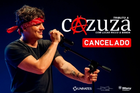 Teatro Univates comunica cancelamento de evento em tributo a Cazuza