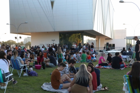 Evento no gramado do Centro Cultural Univates atrai para o campus mais de 800 pessoas