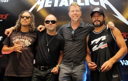 Novo disco do Metallica s no sai em 2016 se houver uma razo csmica