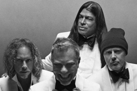 Membros do Metallica viram modelos para campanha de grife