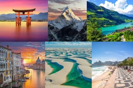 Sai ranking dos 14 pases mais bonitos do mundo para viajar.