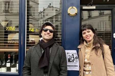 Casal de msicos de Porto Alegre faz show em antigo clube de jazz de Paris
