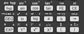 Licenciando em Química: Botões da Calculadora